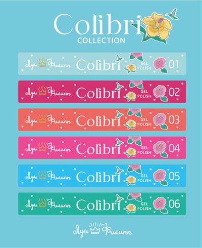 Луи Филипп Наклейки на типсы Colibri Collection