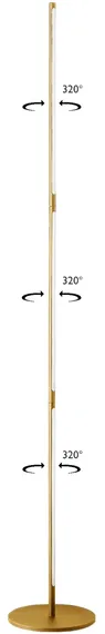 Торшер Largo LARGO PT25W GOLD Crystal Lux