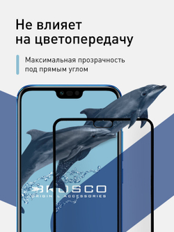 Набор стекол антишпион ROSCO для Honor 10;Honor 10 Premium оптом (арт. HW-H10-FSP-GLASS-SPY-SET2)