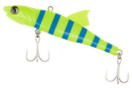 Воблер LITTLE JACK Forma Adict 68mm, цвет #Zebra yellow blue