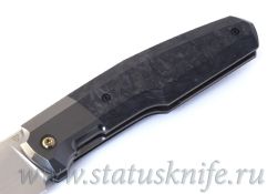 Нож CKF/Philippe Jourget FIF23 Marble M390 титан+цирконий+мраморный карбонфотография - 4
