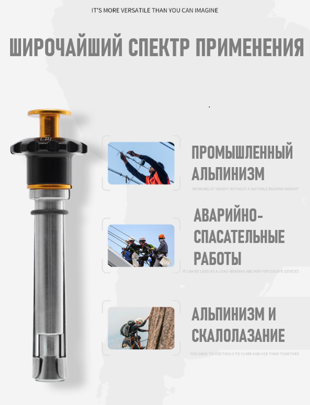 Съемный анкер REICIO MDG4 12/80 мм
