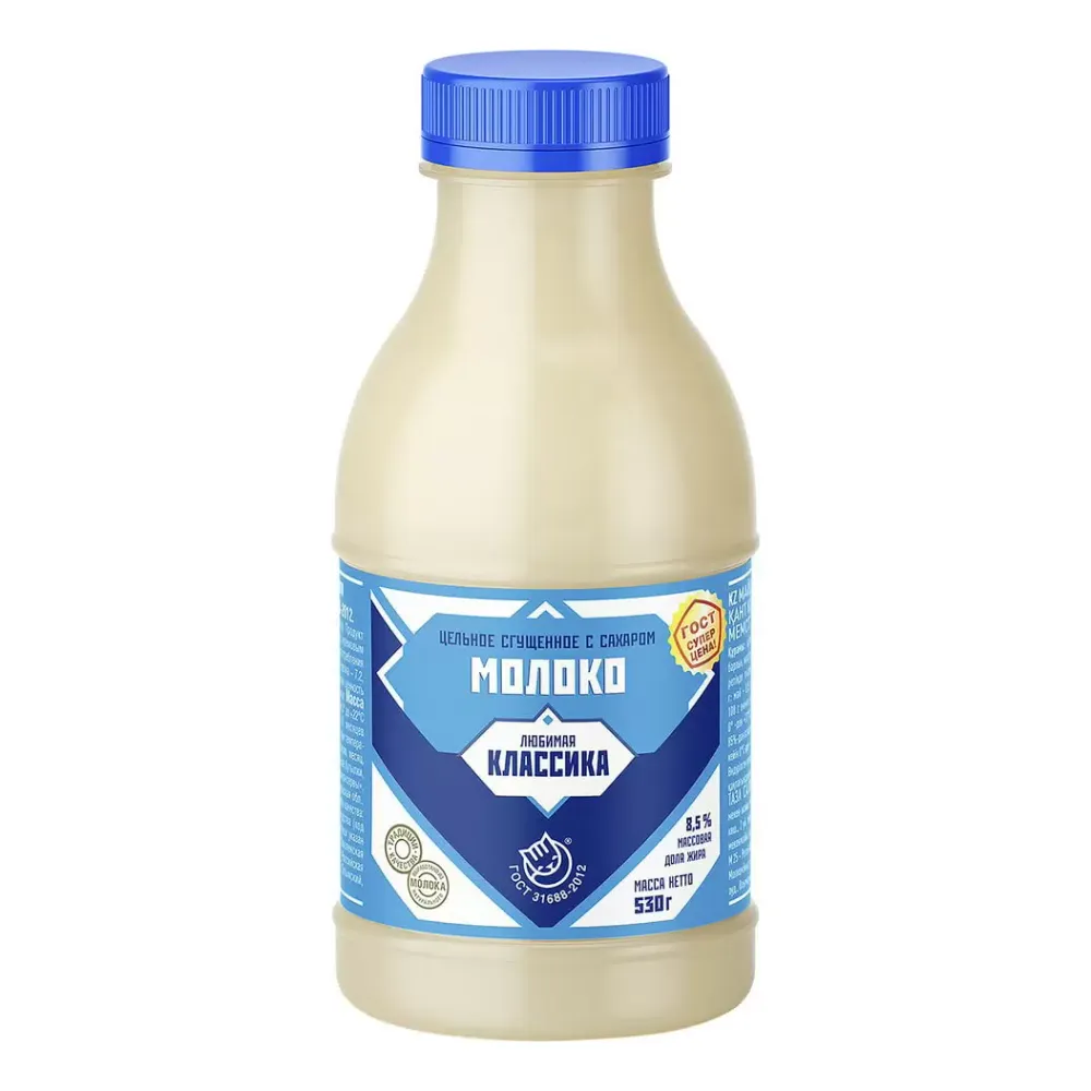 Сгущенное молоко Любимая классика бут 530г