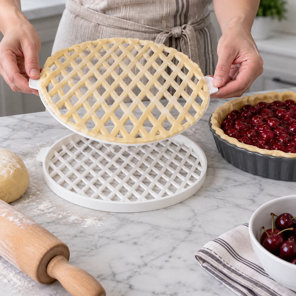 Резак-трафарет для нарезки решётки из теста на пирог Patisse 30 × 1.5 см