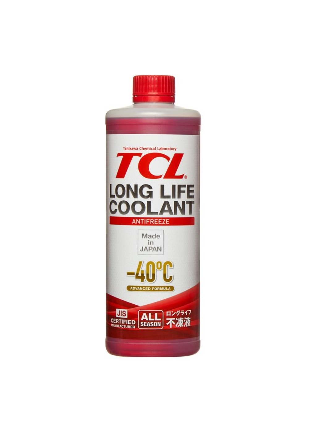 TCL АНТИФРИЗ LLC -40C красный, 1 л