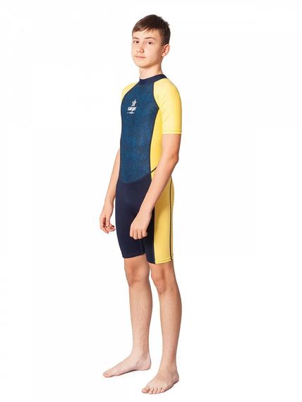 Гидрокостюм детский Sargan Sport 1082/BL 2 мм синий/песочный