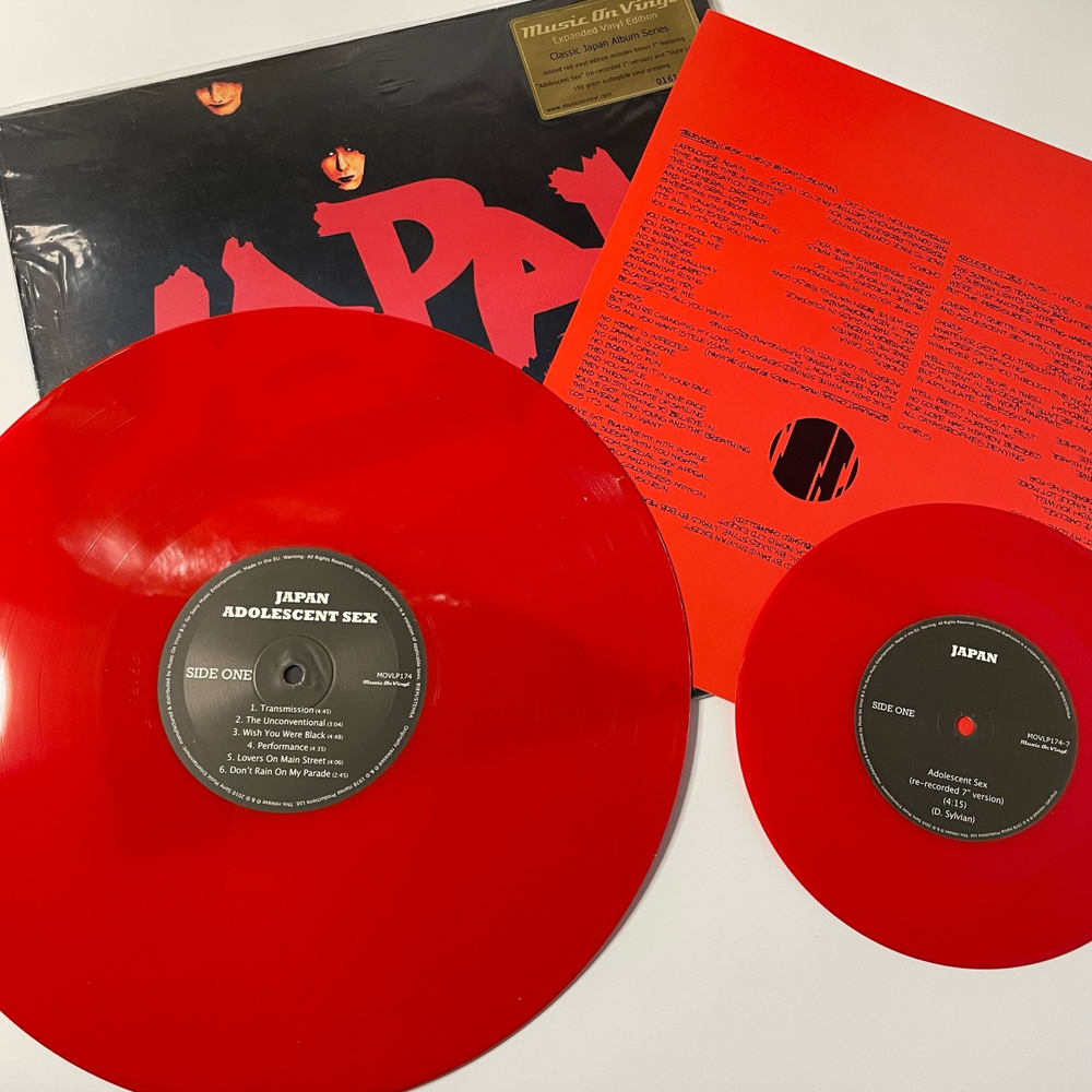 Винтажная виниловая пластинка LP Japan Adolescent Sex (Европейский Союз 2010) Limited Edition Номер 161
