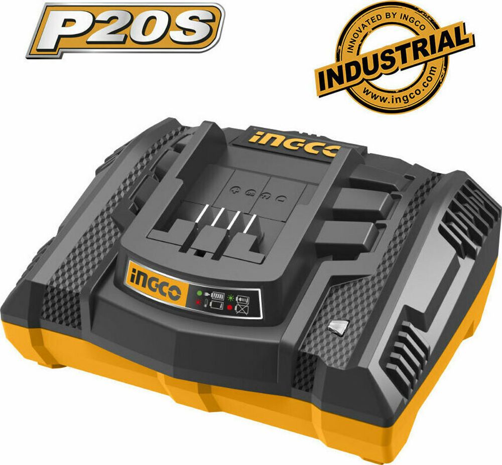 Быстрое зарядное устройство 20B  INGCO FCLI2003 INDUSTRIAL