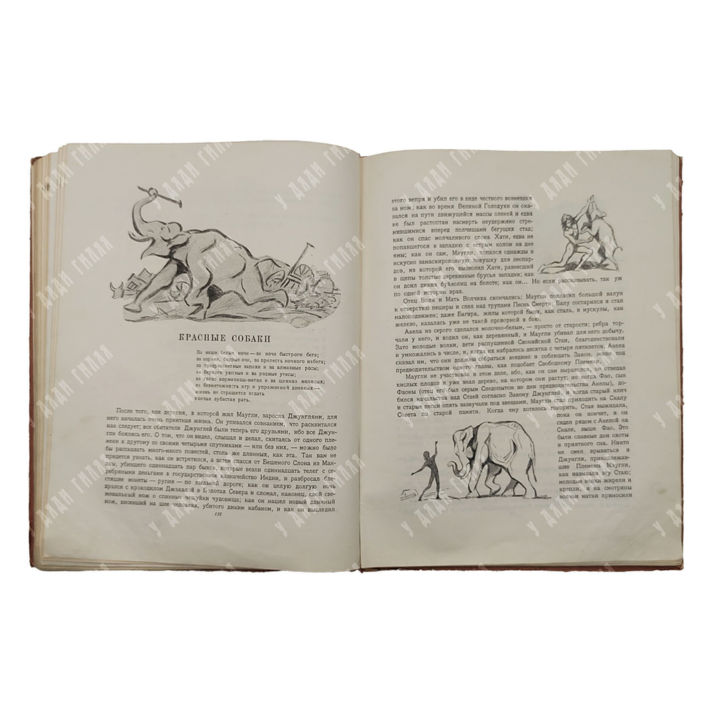 Киплинг Р. Маугли из книги джунглей. Ил. Ватагина В., 1935.