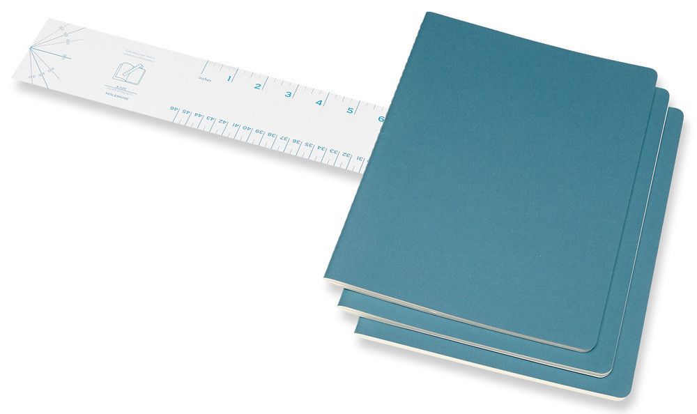 Блокнот Moleskine Cahier Journal XLarge 190х250 мм 120 стр нелинованный 3 шт (CH023B44)