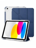Чехол книжка для iPad 10 2022 (10.9")/ A16 2025 Gurdini Origami Case Темно Синий