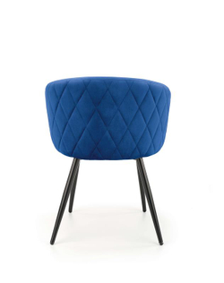 Стул HALMAR K430 темно-синий/черный