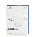 Сетевое зар. устр. Keephone Thomas KP-EB0112 1C 60W Gan с кабелем Type-C на Type-C белое