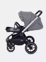 Коляска детская MOWBaby "ZOOM"PU (2в1) RA086 Silver Grey