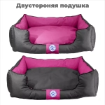 Лежанка для большой собаки разборная размер XL розовая Царь-лежанка Lapalandia