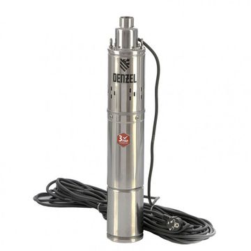 Скважинный насос DWS-4-100, винтовой, диаметр 4", 800 Вт, 1700 л/ч, напор 100 м Denzel 97252