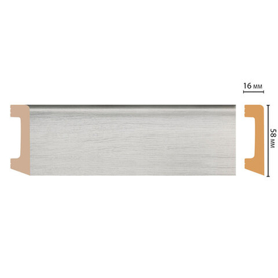 Плинтус Decomaster D234 D234-84 ДМ