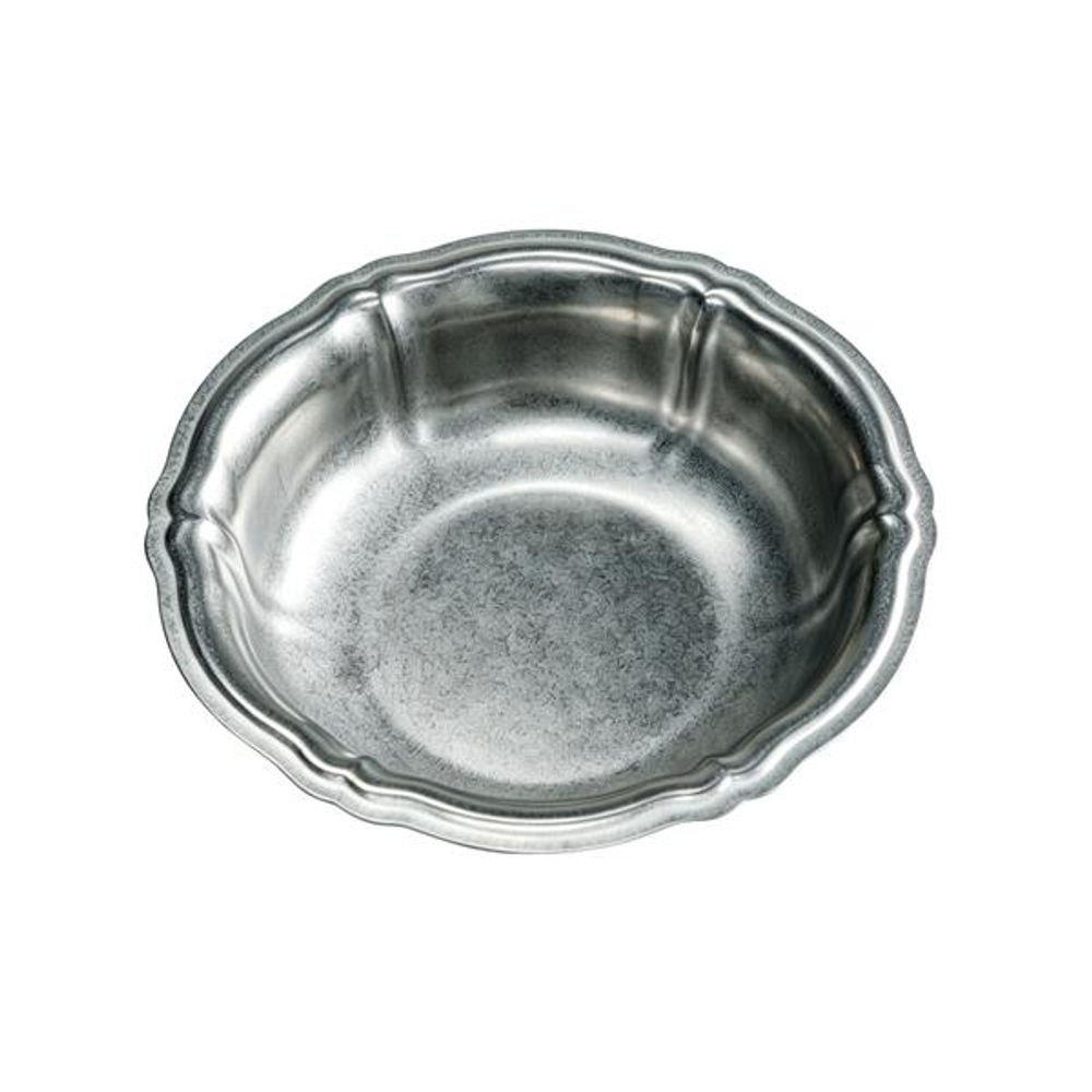 Салатник с рельефом 430 мл, d 16 см h 4,5 см, нерж. сталь, Antique Metal