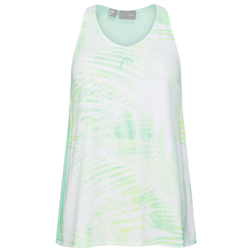 Детская майка Head Agility Tank - pastel green/print vision