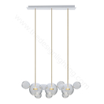 Pendant design lamp   Bolle by Giopato & Coombes (3 lampshade ,  прямоугольное mount)