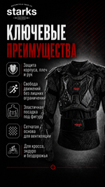 Моточерепаха Body Armor Solid Chest STARKS