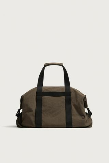 ZARA НЕЙЛОНОВАЯ ДОРОЖНАЯ СУМКА ЗЕЛЕНЫЙ ХАКИ