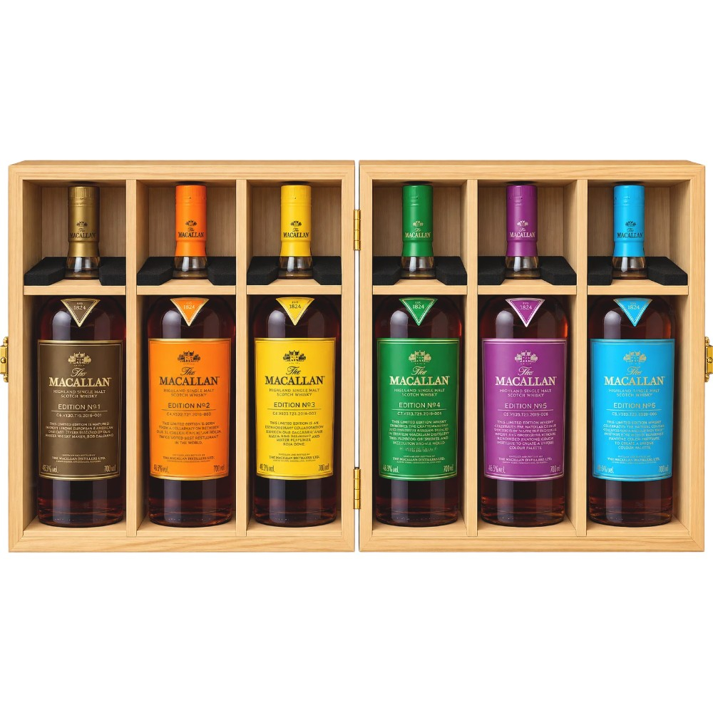 Виски Набор The Macallan Rainbow series LE N1-N6 0,7л.