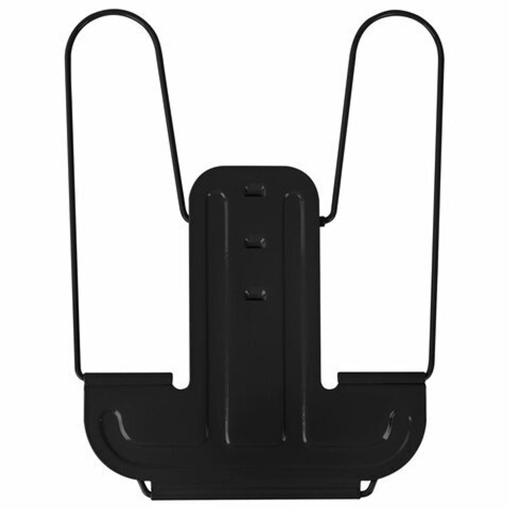 Подставка для книг и учебников BRAUBERG LINE+, металлическая, черная, европодвес, 238214