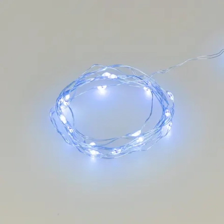 Светодиодная гирлянда ARD-DEW-HOME-2000-CLEAR-20LED-STD Blue (1.5V, Battery Pack, Cork) (Ardecoled, IP20)