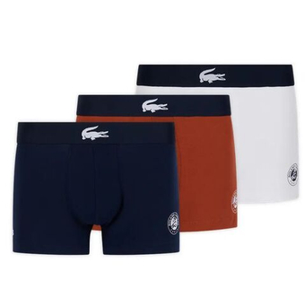 Мужские спортивные боксеры Lacoste Roland Garros Edition Cotton Trunks 3P - multicolor