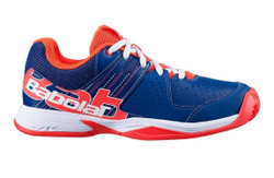 Детские кросовки для Padel Babolat Pulsa JR - estate blue/fluo strike