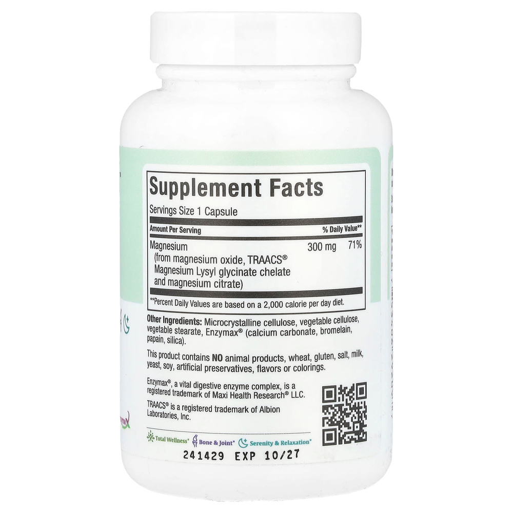 Maxi Health, капсулы Maxi Magnesium™, 90 капсул Maxicaps