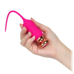 Розовый тонкий стимулятор Nipple Vibrator - 23 см. (Цвет: розовый)
