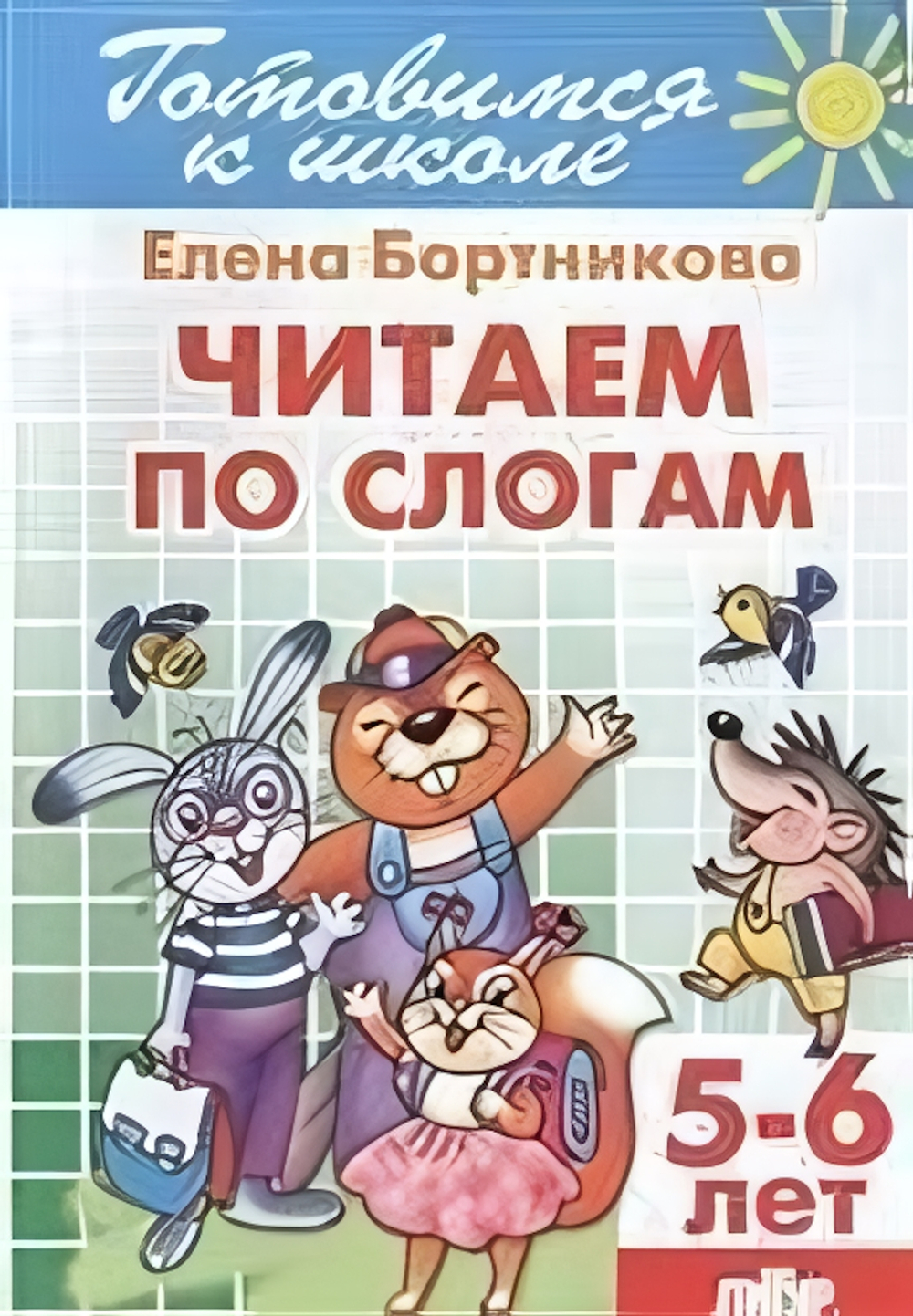 Готовимся к школе. Читаем по слогам 5-6 лет. Бортникова
