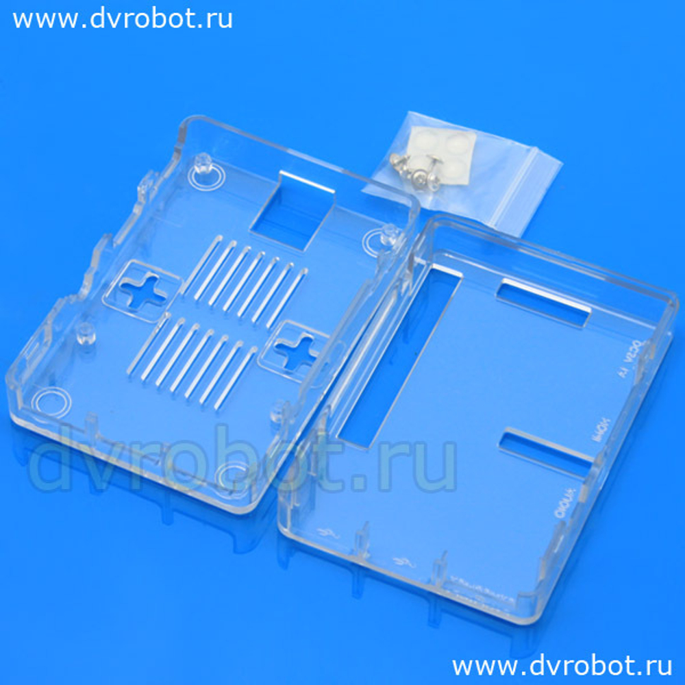 Корпус Raspberry B - прозрачный