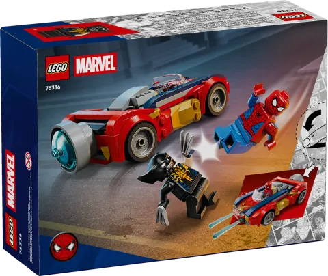 Конструктор LEGO Marvel 76336 Spider-Man Car vs. Venomized Wolverine
