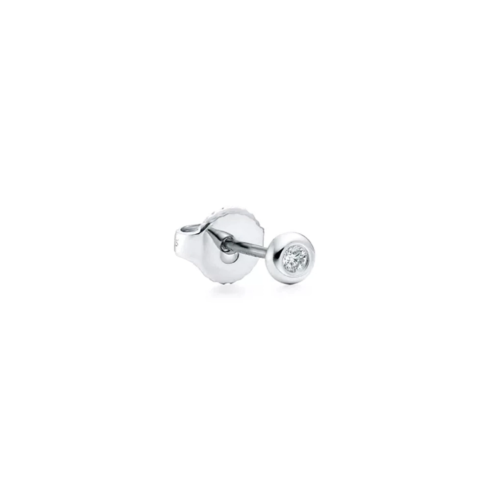 Серьги из серебра с бриллиантами, Tiffany 💎 Diamonds by the Yard 0.14ct. В наличии