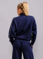 Женская куртка Court Zip Sweater (Navy/White) AW-137-001