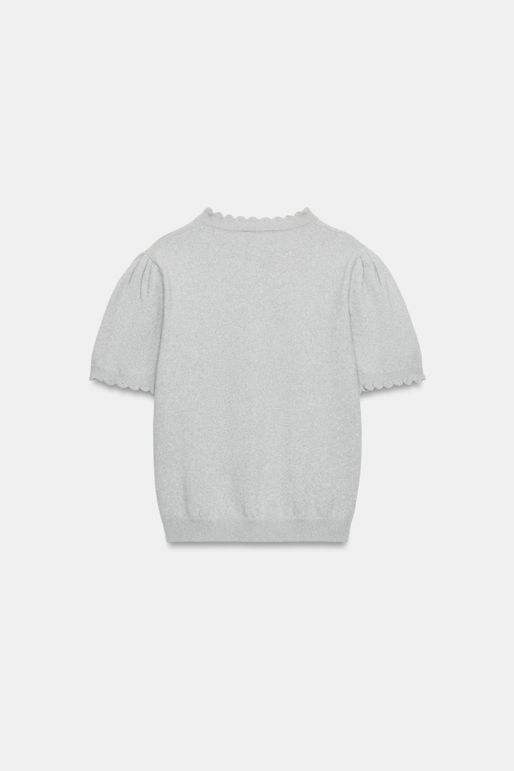 ТРИКОТАЖНЫЙ КАРДИГАН С КОРОТКИМ РУКАВОМ — ZARA