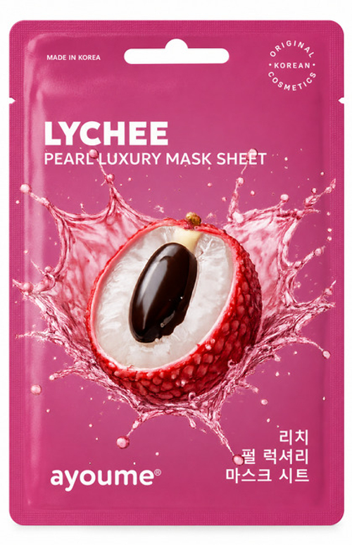 AYOUME Lychee Pearl Luxury Mask Sheet