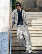 Мужские брюки balloon fit из смягчённого хлопка - BERSHKA
