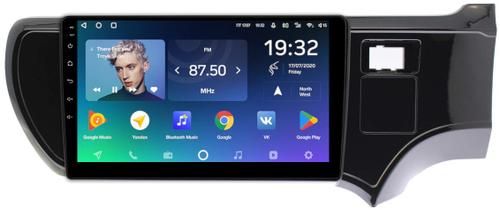 Магнитола для Toyota Aqua 2011-2021 - Teyes CC2 PLUS монитор 9" QLED, Android 10, Быстрая, SIM-слот