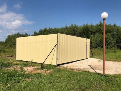 Контейнерная площадка в западной части «Романовского Парка» благоустроена