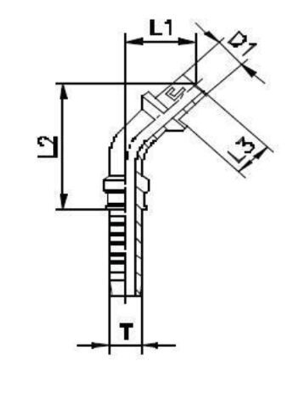 Фитинг DN 10 BEL (Ш) 10 (45)