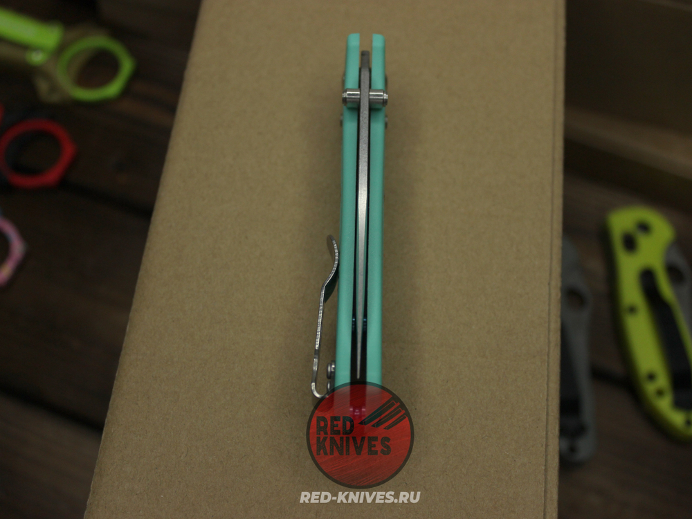 Нож Benchmade 535 Bugout CIVIL MINT (редкий цвет) А+++ - минт рукоять, клинок сатин, фурнитура сатин