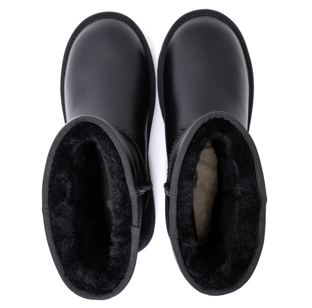 Ugg Mens Classic Short Metallic Black