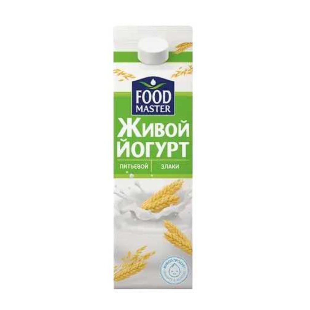 Живой йогурт Food Master злаки  900 гр