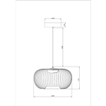 Подвесной светильник Arte Lamp FLARE A3527SP-12BK, 1хLED
