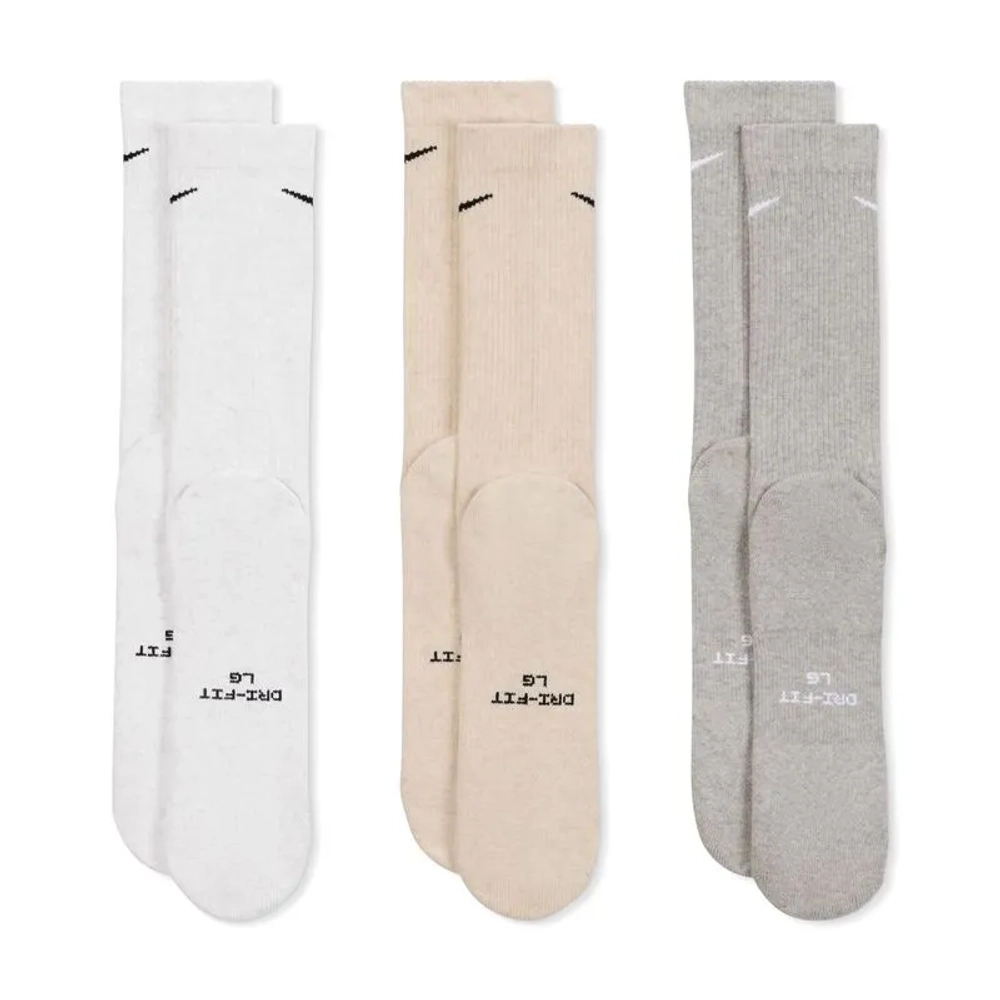 Теннисные носки Nike Everyday Elevated Crew 3P - multicolor