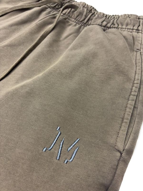 Брюки Sweatpants light pale brown/wash коричневые - фото 4